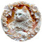 Holzpuzzle Erwachsene 3D Katze-2-200 Teile Rundpuzzle Geschenkbox, Wanddekoration (Erwachsene/Kinder)