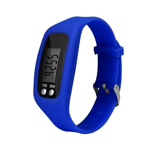 Pedometer Watch Fitness Watch No Bluetooth/App/Phone Required, Fitness Tracker with Step Counter Calories Counter, Large LCD Screen, Lightweight Silicone Wristband for Walking Running