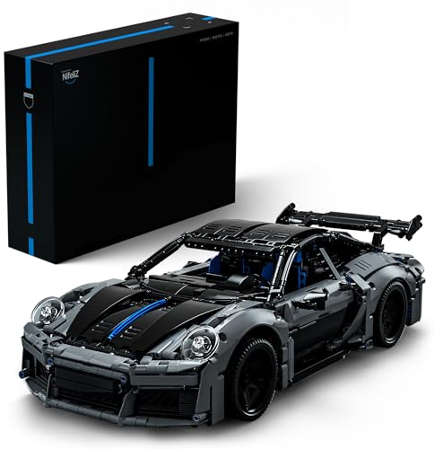 Nifeliz Auto-Modellbausatz für Erwachsene, Technique Sportwagen Klemmbausteine Auto Geschenk zum Sammeln, Sammlerstücke für Zuhause oder das Büro (2362 Teile, NF10328)