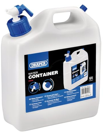 Draper 23246 Water Container with Tap, 9.5L , Blue