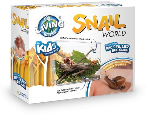 My Living World - Snail Word | Discover The Amazing World Of Snails | Includes Easy To Use, Quality Equipment | With 14 Page Fact Filled Bug Guide | For Ages 5+