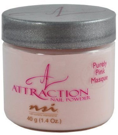 NSI Attraction Nail Powder, Purely Pink Masque Pink