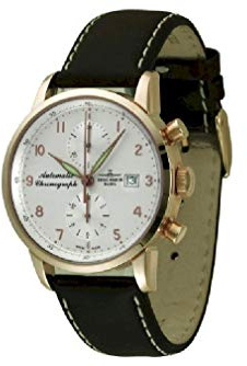Zeno-Watch Herrenuhr - Magellano Chronograph Bicompax 18ct Gold - 6069BVD-GG-f2