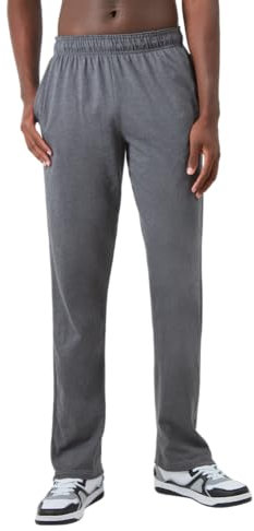 Champion Herrenhose, leichte Loungehose mit offenem Saum für Herren, Jersey-Hose (Normal- oder Übergroßen), XXL