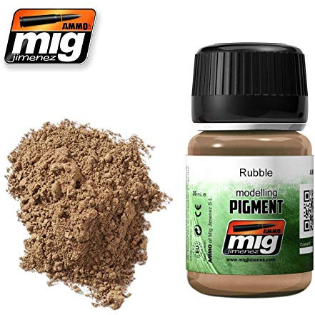 AMMO MIG-3013 Pigmente (35 ml) Rubbel, Mehrfarbig