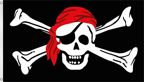 normani Flagge Fahne ca. 90x150 cm Nationalflagge Nationalfahne Farbe Pirat mit Kopftuch