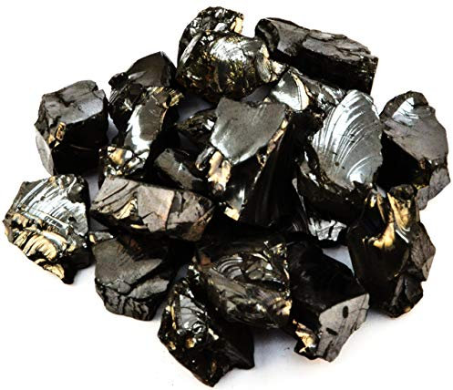 Keled Rocks Elite Schungit-Steine zur Wasserreinigung, 100 g, Gesamtgewicht 10-15 g pro Stein