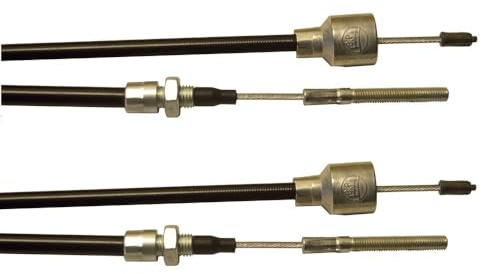 FKAnhängerteile 2 x BPW Bremsseil 05.089.33.84.0 Hüllenlänge:1230 mm - Gesamtlänge: 1455 mm