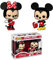 Funko POP! Valentine Mickey & Minnie - 2-Pack Vinyl Figures 10cm, Mehrfarbig, One Size