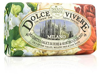 Nesti Dante - Dolce Vivere Fine Natural Soap - Milano - Lily Of The Valley Willow Tree & Oak Musk 250g/8.8oz