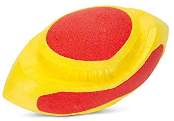 Beeztees Hundespielzeug TPR Rugby Fico L: 18 cm rot-gelb
