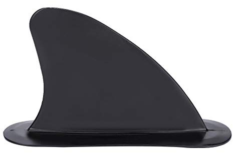 Tbest Finne Zum Aufkleben, Kajak Finne,Kajakflosse Kajak Skeg,Kajak Surfbrettflosse Surfflossen Langlebig Schwarz PVC Skeg Trackingflosse Integralflossen Für Kajaks Kanu-Boot Ruderboote,Schwarz