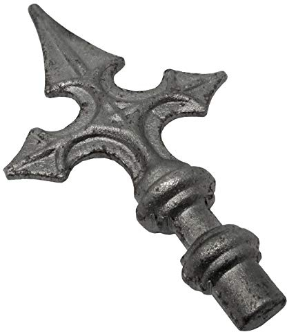Vintage Zaun- Gartendeko Zaunspitze Kreuz Gußeisen Kreuz Garten Shabby Chic Look von SO-TOOLs®