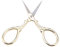 Vintage craft shears diy kreuzstich nähen schere kleine kommode stickerei schere werkzeug(Gold)