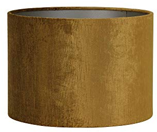 Light & Living Lampenschirm Zylinder Gemstone - Gold - Ø40x30cm - Zylinder - Velours