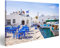 Bild Bilder auf Leinwand Griechisches Fischerdorf in Paros Naousa Griechenland Wandbild Poster Leinwandbild TGW