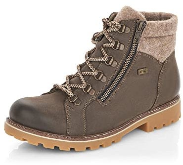 Remonte Damen D7478 Mode-Stiefel, Smoke/Wood / 45, 41 EU
