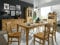 G+K Esstisch WZ-0204 Kiefer Massiv Eichefarbig 180x90 Küchentisch Tisch Küchentisch
