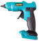 Mellif Heißklebepistole, kabellos 60 W, für Makita Akku, 18 V Lithium-Ionen-Akku, volle Größe, 11 mm Sticks