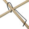 50 Tonkinklammern - Bambusklammern, Clips für Bambus Stangen (Bambusrohr) mit Durchmesser 6-10 mm zum BAU eines individuellen Rankgitters für Zimmerpflanzen, Tomaten (Tomato)