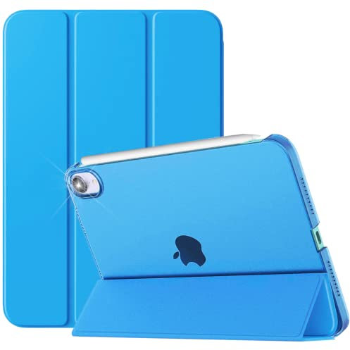 For iPad Mini 7 (A17 Pro, 2024) / Mini 6 (2021) Generation Case, 8.3 inch - Auto Wake/Sleep Cover - Mini 7th / 6th Models: A2993_A2995_A2996_A2567_A2568_A2569 (Aqua)