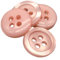 50 Perlmuttknöpfe - 5 Größen und 11 Farben zur Auswahl - Hergestellt und versandt aus Spanien (Rosa, 12 mm)