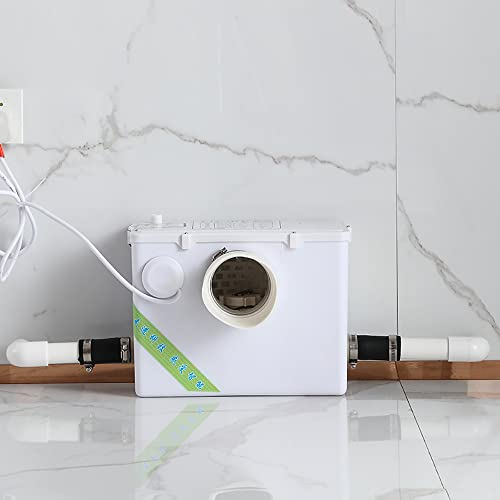 Sanitär Macerator Pumpe Auto Entsorgung Crush Abwasser Bad Toilette Waschbecken Elektrische Pulverisator Septic Gerät Sewage Lifter 220V (Bodenablauf (links und rechts))