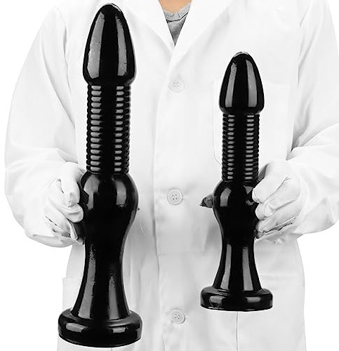 Jixaxe Saugnapf Groß Riesen Dildo XXL Realistischer Penis Riesige Analdildo für Männer Analplug Prostata Stimulation Butt Plug Anus Dilatator Vaginal Anal Masturbation Sex Spielzeug für die Frau (L)