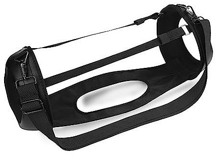 Newwyt Tragbare Reisetasche Tragetasche für Boombox 3 kabellose Lautsprecher Aufbewahrungstaschen Verstellbarer Schultergurt Lautsprecherhalter Schwarz Eva + PU + Nylon