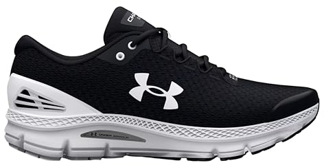 Under Armour Damen UA Charged Gemini Laufschuhe, Schwarz/Weiß, 40.5 EU