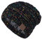 Century Star Mütze Damen Wintermütze Beanie Damen - Warm, weich und ohrenbedeckend Schwarze Farbmischung