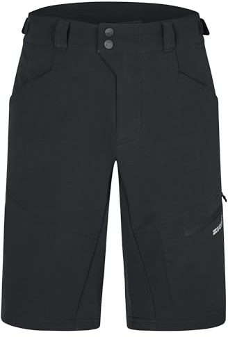 Ziener Herren Fahrrad-Shorts mit Innenhose - Mountainbike/Outdoor/Freizeit - atmungsaktiv,schnelltrocknend,gepolstert Nelat X-Function