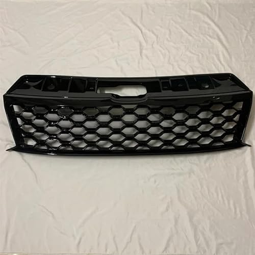 HAVERN Auto Front Kühlergrill Gitter für VW for Amarok V6 2015-2021,Frontgrill Auto Oberen Stoßstange Haube Mesh Kühlergrill Sportgrill