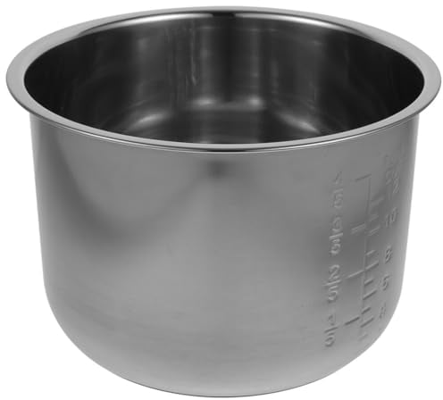 HOLIDYOYO 1pc Stainless Steel Rice Cooker Inner Pot Replacement Thickened Non-stick Cooking Liner for Electric Cookers Capacity for Versatile Use Soup Cake