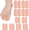 Protectores de dedos para mujer, 20 piezas para dedo gordo y dedo pequeño, fundas para dedos de los pies para mujer, tapas de gel para hombres, almohadillas para dedos de los pies para aliviar el