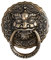 SANZHEN Türklopfer, Bronze, Retro, Anti-Rost, Messing, Türgriff für Villa, Innenhof, Haustür, Dekoration, Zubehör