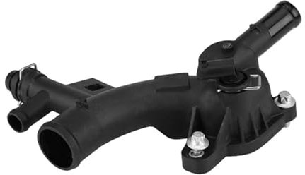 THRU Compatibile con Vauxhall per Corsa E 25193922 25192985 Auto Motore Liquido Raffreddamento Termostato Alloggiamento Uscita Acqua Termostato Raffreddamento per Auto Termostato Radiatore