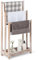 LIFEZEAL Porta Asciugamani Bagno da Terra, Piantana Porta Asciugamani, con 3 Bracci in Legno, Portasciugamani da Terra, Porta Asciugamani da Terra, Porta Salviette Bagno da Terra (bianco)