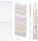 LiveBe Tampon-Flachmann-Set inklusive Röhrenflaschen für Frauen, Behälter, wiederverwendbare Verpackungen, Trichter für Kreuzfahrt-Events (38, elegantes Blatt)