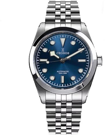 NIADI BB36 36 mm automatische PT5000 mechanische Herrenuhr, Saphirglas, gebündeltes Armband, 10 ATM wasserdichte Uhren, V 1, Modern