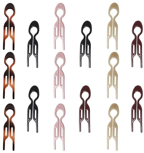 JSTHHTT 15 Stücke U-förmige Haarnadeln, Französische Haarnadeln, Haarspangen, Haar Accessoires für Damen und Mädchen, U-förmige Haar Pins, Haarklammer, Frisur Styling Zubehör