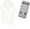 ReWu LED-Lichterkette Qualle - 480 LED-Lichter - Lampe Quallenlampe Lichterkette LED-Stänge Inklusive Fernbedienung Stimmungslicht 30 x 30 cm