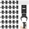 MOERDIFFER 30 Pièces Clip Plinthe Cuisine, Fixation Plinthe Cuisine avec 60 vis, clips pour plinthe de cuisine avec tournevis pour pieds de cuisine de 32 à 36 mm