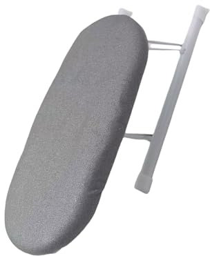 Tabla de planchar de mesa, fácil de almacenar y transportar para toques rápidos, cuidado eficiente de la ropa