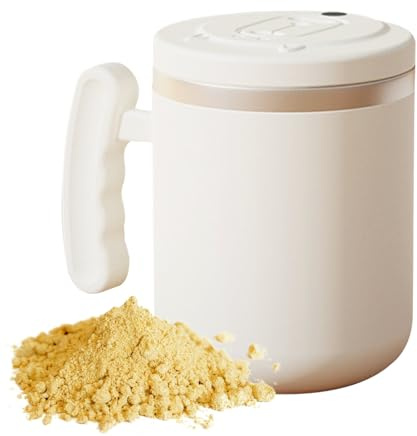 Biniveil Taza de Autoagitación | Botella Recargable De 400 Mililitros | Taza Mezcladora Eléctrica - Para Mañana Hogar Descanso Diario Trabajo Viaje Relajación Lugar De Trabajo Desplazamiento Cocina