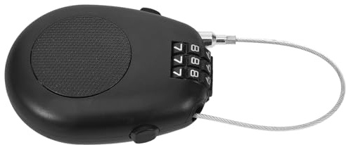 MOTHNUR Snowboard Lock with Retractable Cable Lightweight Anti-Theft Ski Board Security Lock for Outdoor Use Multi-Purpose Bike and Gear Protection