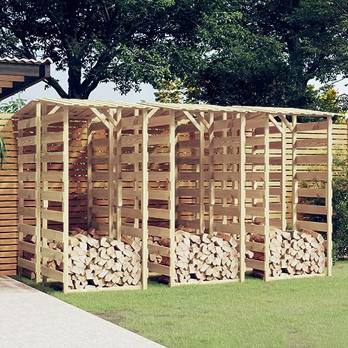 Pergola in legno con tetto, 6 pezzi, 100 x 90 x 200 cm, pino impregnato e abete massiccio, per giardino, patio, ingresso o vialetto, decorativo e durevole