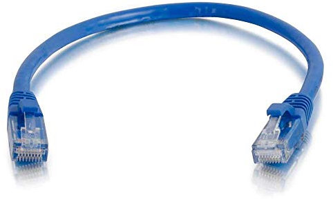 C2G 1.5M BLUE Cat5e Ethernet RJ45 High Speed Network Cable, LAN Lead Cat5e Unshielded PVC UTP Patch Cable
