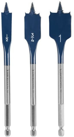 Bosch DSB5003 DareDevil 3-Piece Spade Bit Set