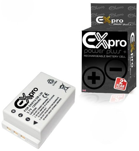 Ex-Pro DB-L90, DBL90, High Power Plus+ Replacement Lithium Li-on Digital Camera Battery for Sanyo Xacti VPC- SH1 VPCSH1, DMX-SH11, DMXSH11, SH1, SH11